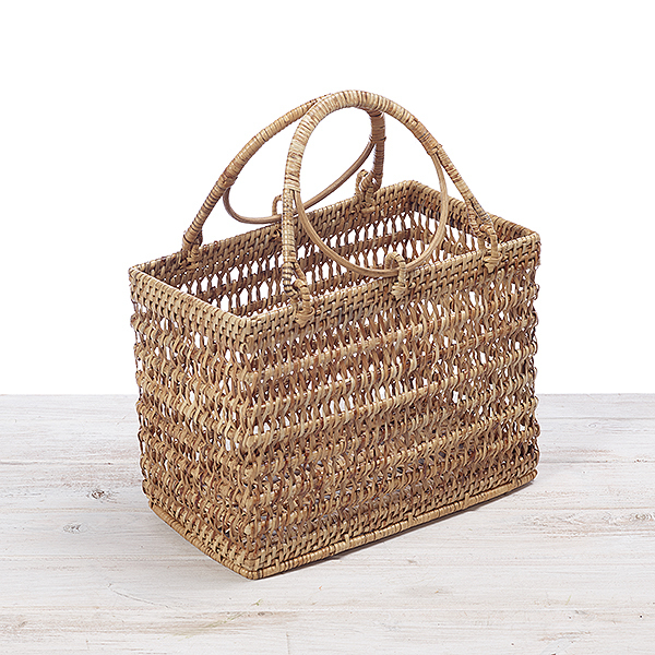 Sayama Rattan Lunch Basket/ picnic basket/ beach basket URU Home