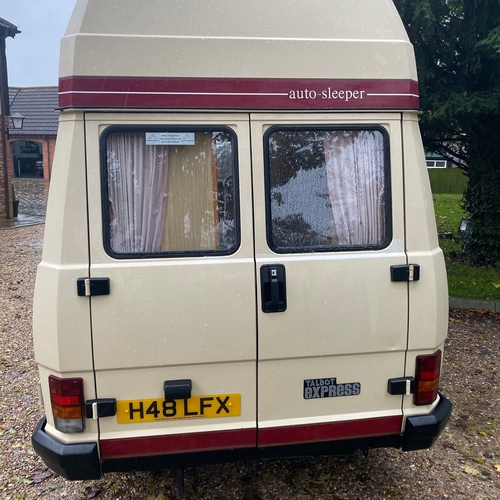 Auto Sleeper Rambler Camper Van 4 Berth - 1991 Talbot Express 56158 Miles