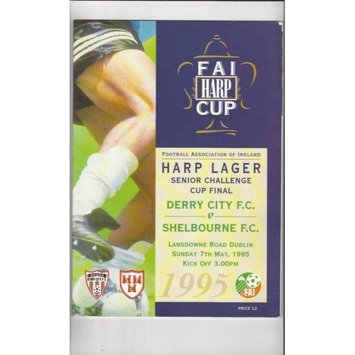 Republic of Ireland Cup Final Football Programmes