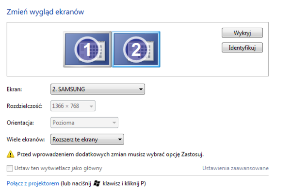 Podlaczenie lap tv