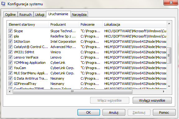 Msconfig