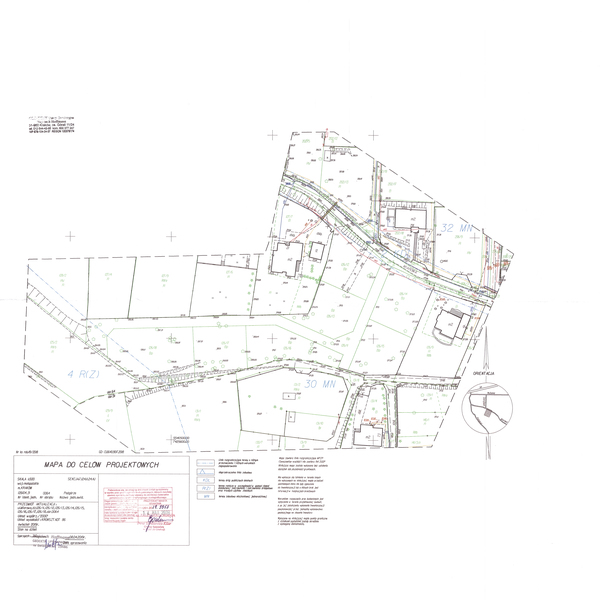 Krak%c3%b3w miarowa mapa do cel%c3%b3w projektowych