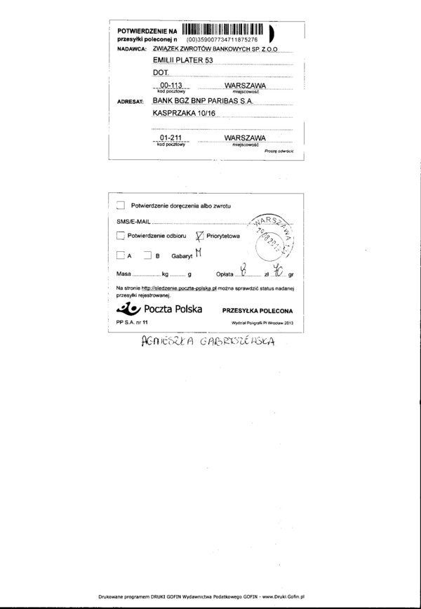 Agnieszka gabryszewska bnp