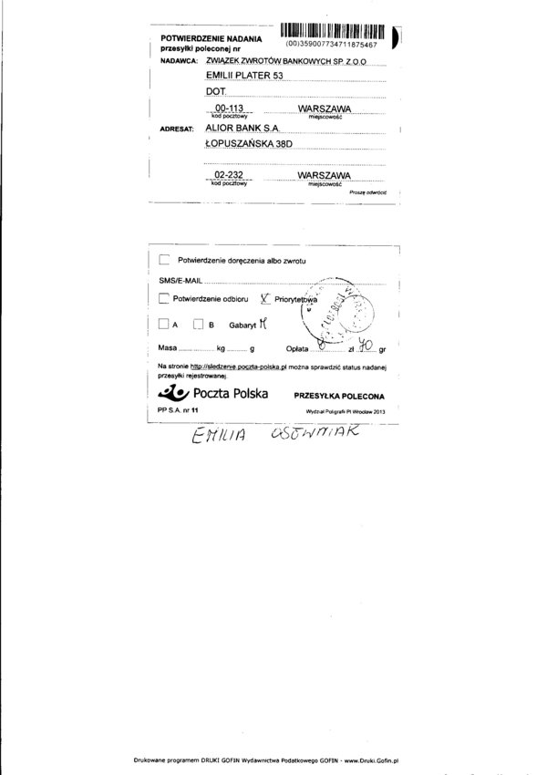 Emilia os%c3%b3wniak alior