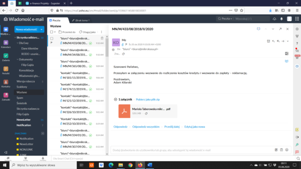 Potw nad reklamacji mariola taborowska