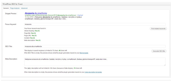 Seo nowy portal