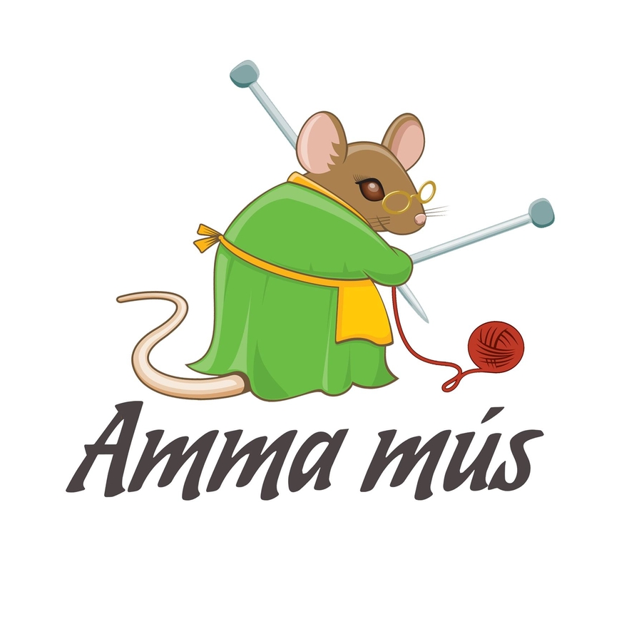 Amma mús - Handavinnuhús logo