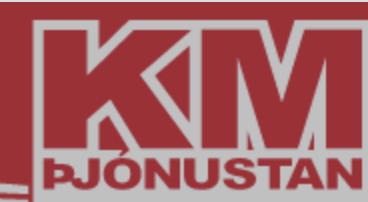 KM Þjónustan logo