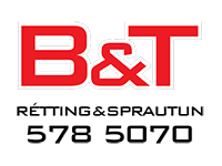 B&T Rétting og Sprautun - Bílar og tjón logo
