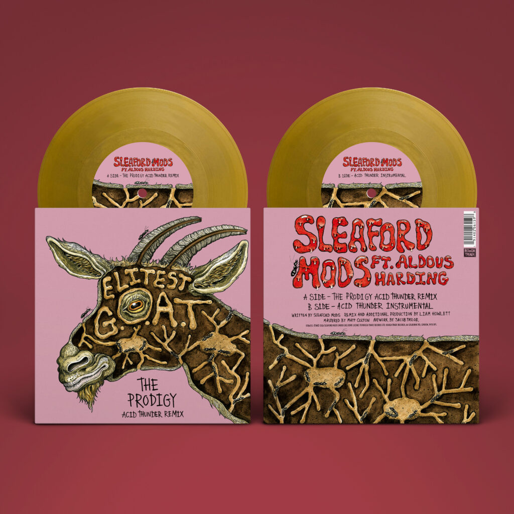 Sleaford Mods-Elitest〜Prodigy Remix 7” Sleaford Mods share new Prodigy Remix of Elitest G.O.A.T. (Feat