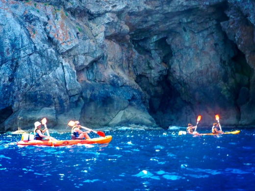 Half day kayaking and snorkelling excursion.