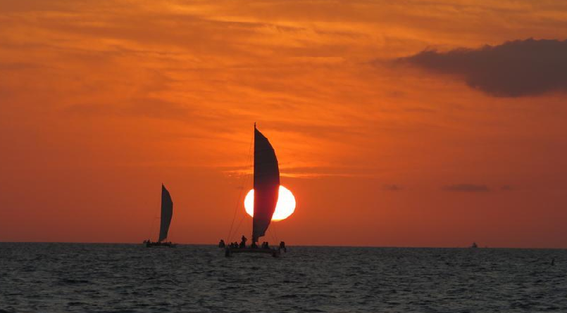 Sunset in Catamaran Menorca