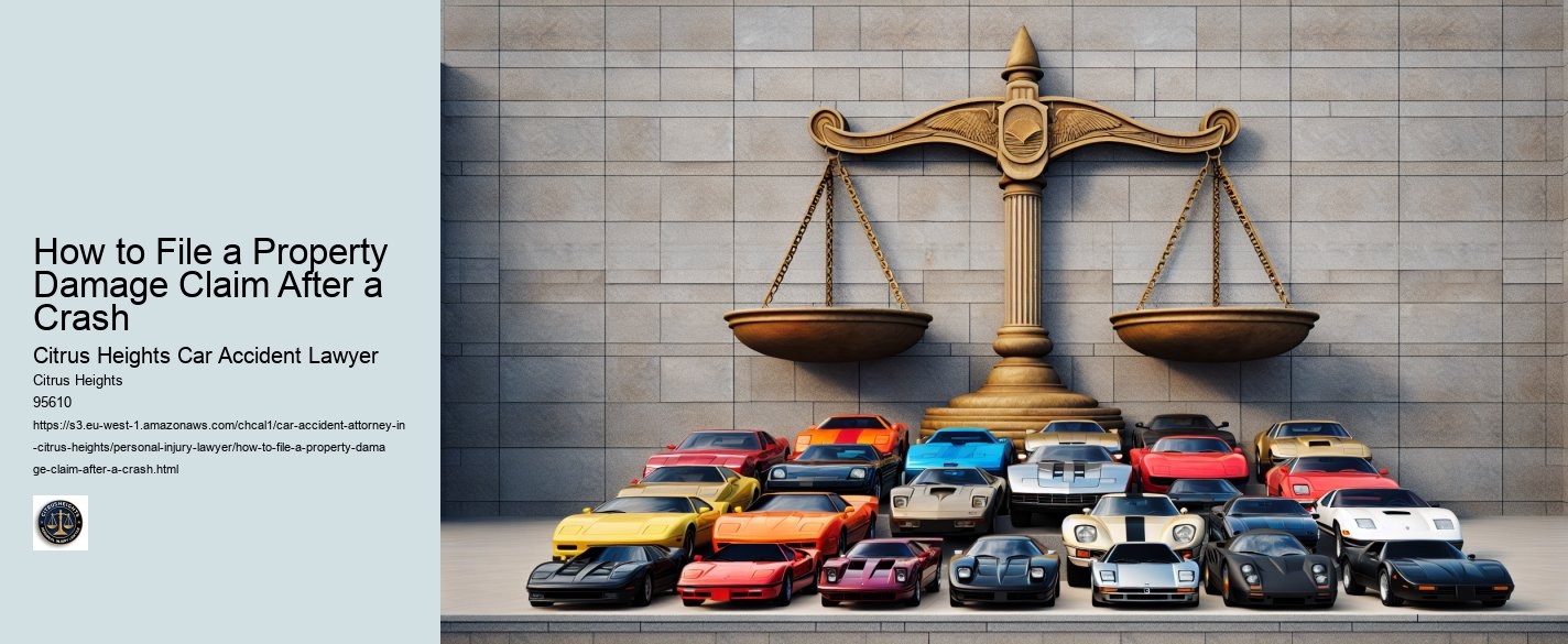 How to File a Property Damage Claim After a Crash
