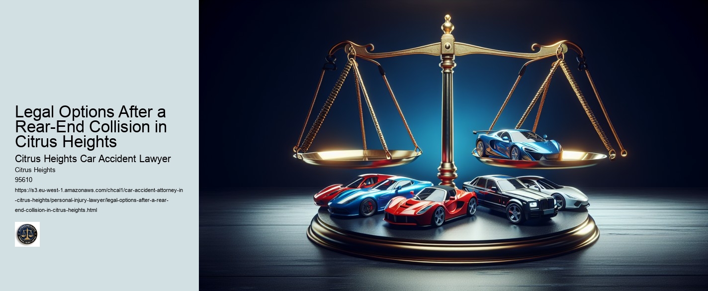 Legal Options After a Rear-End Collision in Citrus Heights