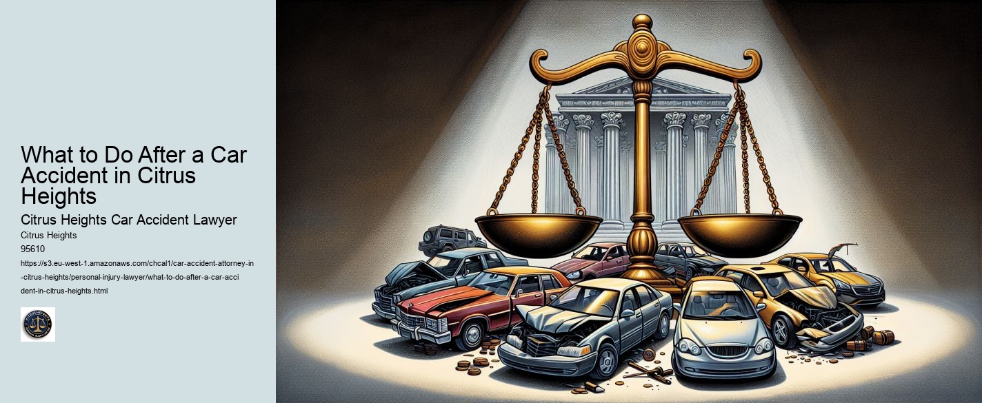 What to Do After a Car Accident in Citrus Heights