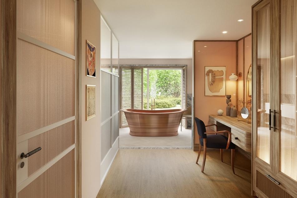 Ultra luxe suite bathtub