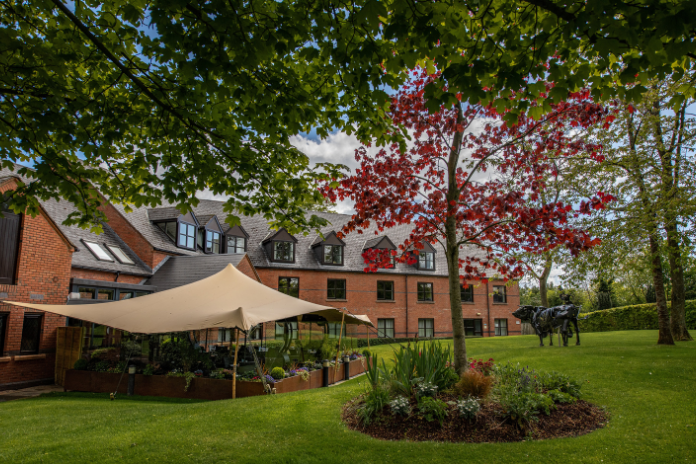 Ourdoor terrace and gardens