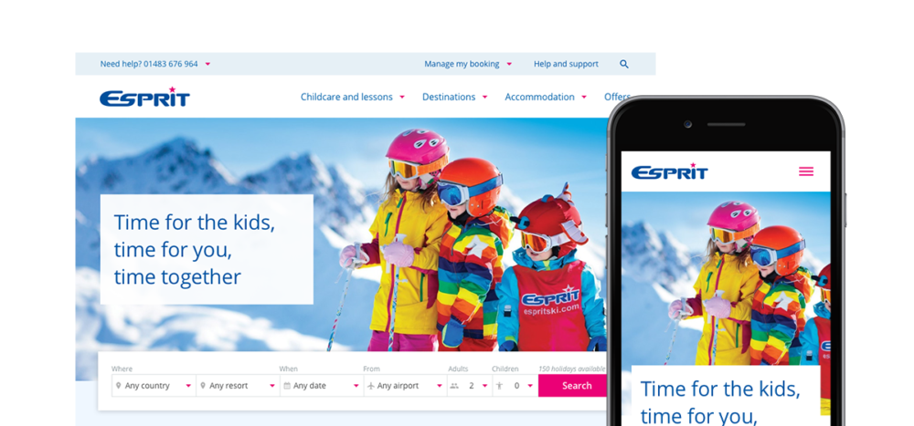 Esprit Ski header