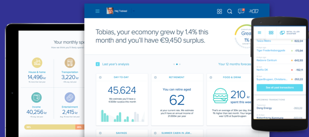 A selection of screenshots showing banking details.
