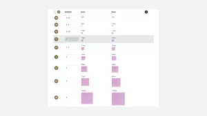 An example space palette generated by the Utopia space calculator.