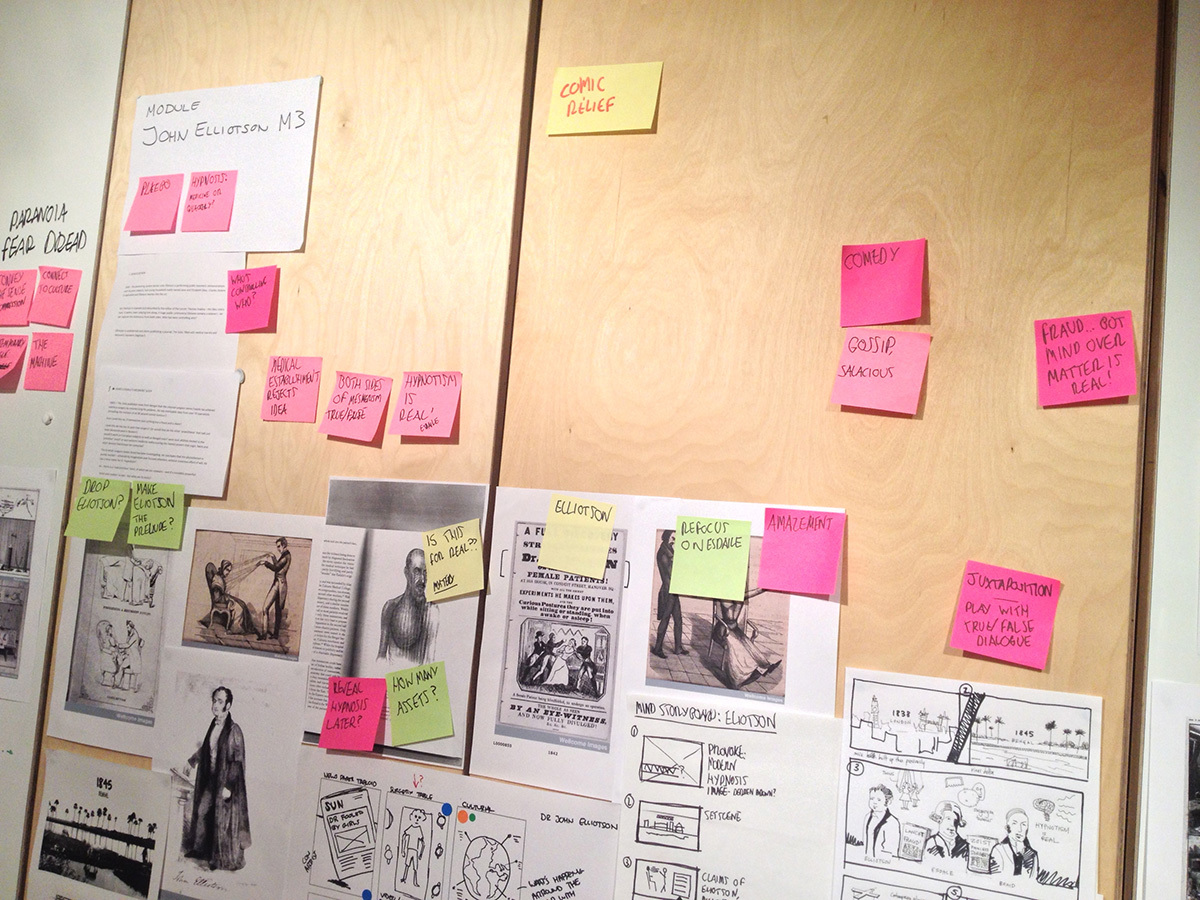 A picture of postit note feedback