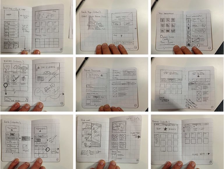 A collection of sketches.