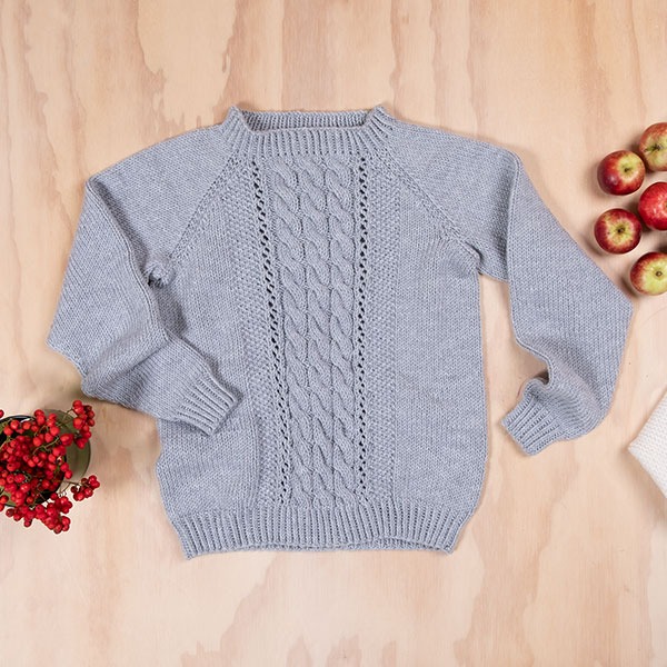 Bluum flettegenser til dame i Zara Plus Bluum Enkel flettegenser XS XXXL
