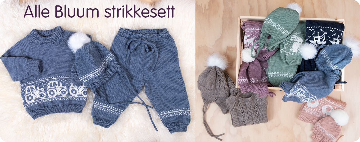 Strikkesett og heldresser