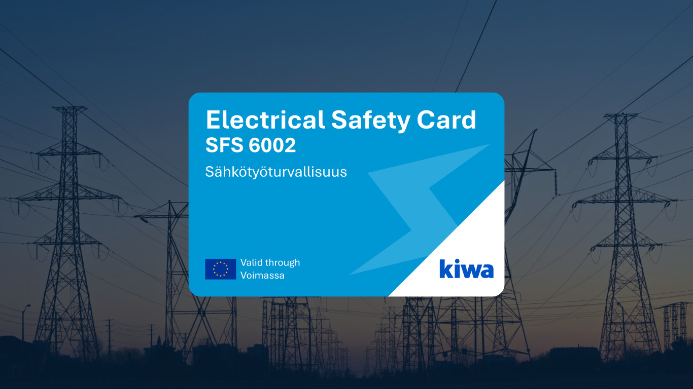 Electrical Safety Card SFS 6002