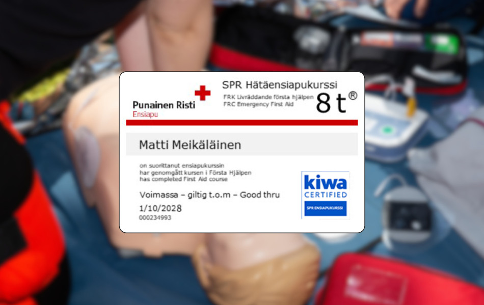 SPR Hätäensiapukurssi 8 t®