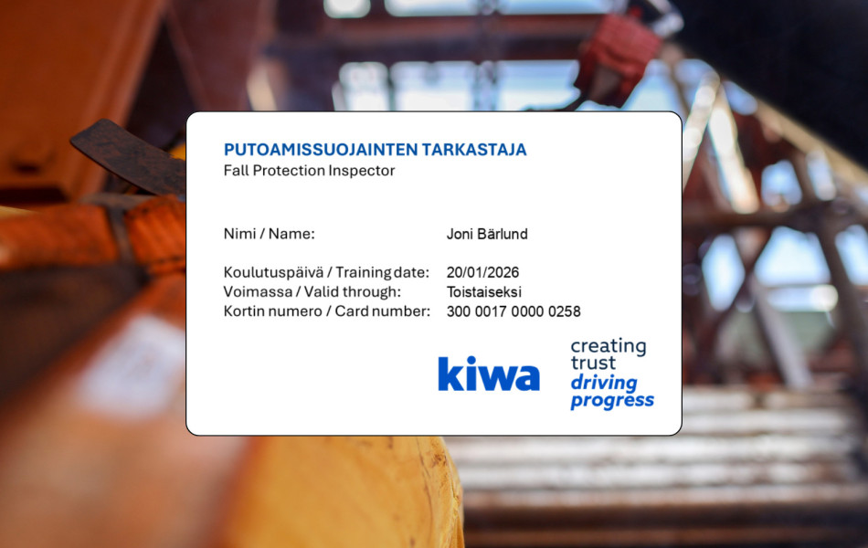 Putoamissuojainten tarkastaja