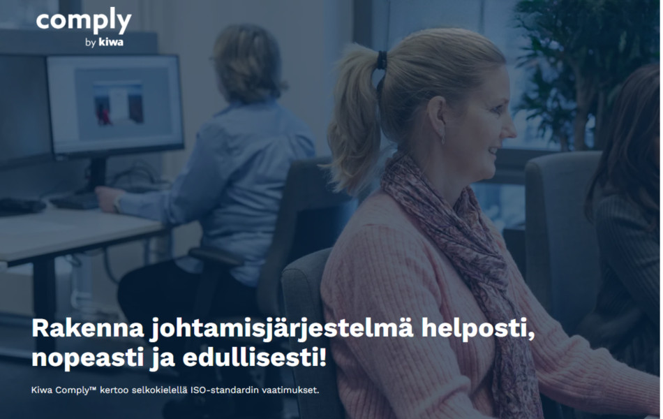 Kiwa Comply™ -vaatimustenhallintajärjestelmä