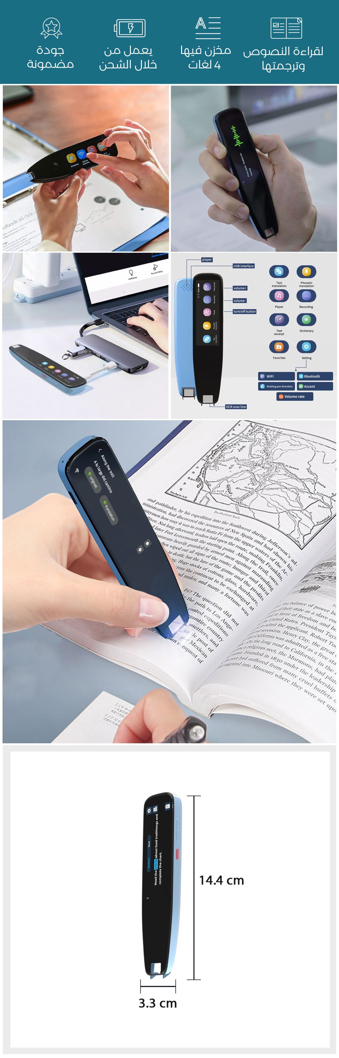 الماسح الضوئي الناطق للترجمة - صورة توضيحية