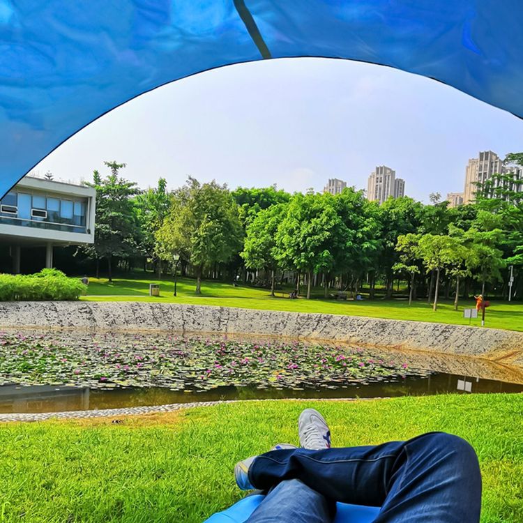 Outdoor air sofa with canopy إنزوي