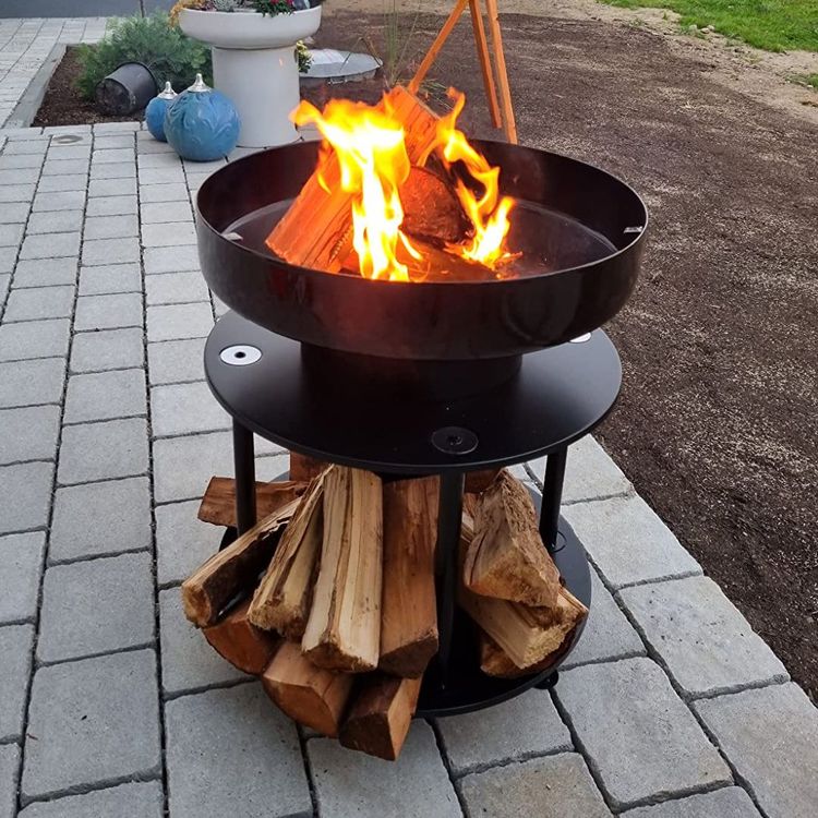 Outdoor Fireplace With Storage Space – nzoi.com | إنزوي