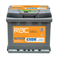 RAC R1-079(012) EXIDE BATTERY 012 53AH 540CCA L212 X W175 XH190 0/1