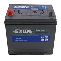 EXIDE PREMIUM 014 65AH 580CCA L230 X W173 X H222 1/1 B1
