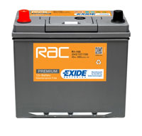 RAC R1-155 EXIDE BATTERY 155 45AH 390CCA L237 X W127 X H227 1/3 B1