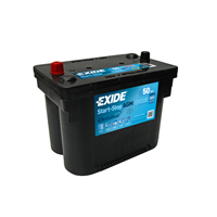 EXIDE AGM SPIRAL WOUND 50AH 800CCA L260 X W172 X H205 CENTRE TERMINA