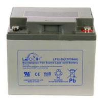 VRLA SEALED BATTERY 12V 38AH L197 X W165 X H170 (THREADED HOLES)