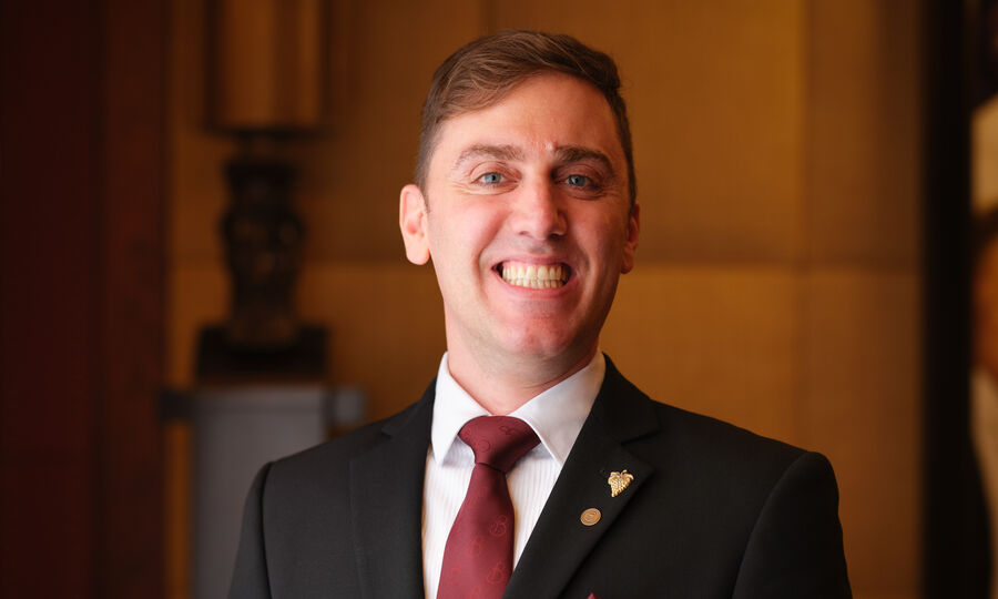 The Colony Grill Room Sommelier Giorgio Scavarelli