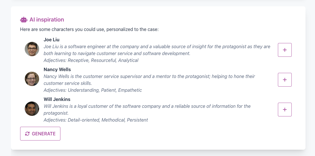 Introducing LiveCase's New Feature: Automatic Character Generation Powered by Chat GPT