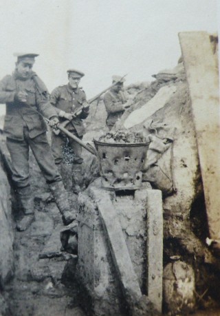 Houplines Queen's Westminster Rifles in the trenches at Houplines | Steve Hammond Collection