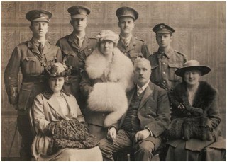 William Eve- Family Back row : William Eve, Hubert Eve, Jack Eve & Gerald Eve Front row : Emmeline Augusta Eve (mother), Unknown, Richard Edward Eve (father), Unknown | National Army Museum