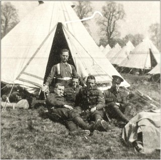 William Eve- Training William Eve on training camp, 1914 | National Army Museum