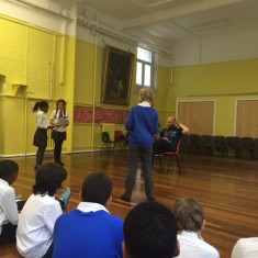 Day 2 - the second class rehearse 'A Candle for Booth' | Westminster Archives