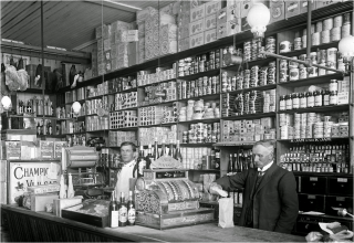 Stock grocery photo Photograph of an early grocery store | W.C.R.A.G