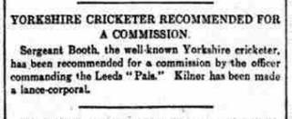 Yorkshire Evening Post Leeds Pals The Story of Major Booth | Yorkshire Evening Post - British Newspaper Library