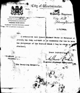 Permission to Join the King's Royal Rifles | Westminster Council