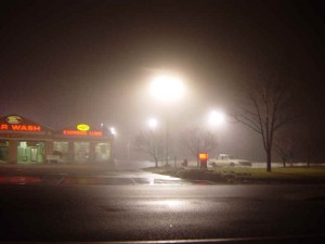Light pollution: Glare